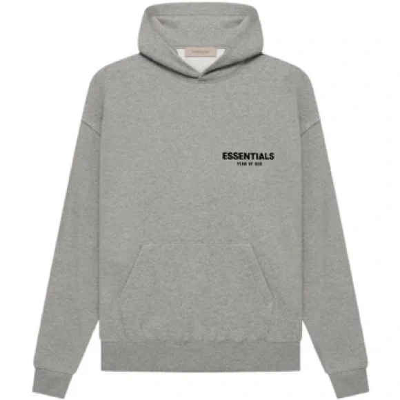 Fear of God Essentials Hoodies Pullover Dark Oatmeal - Picture 2 of 12